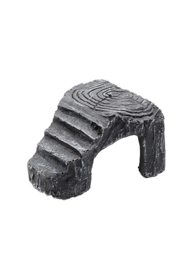 VOBRAMY Reptile Basking Rock Tank Ornament Lizard Gecko Turtle Climbing Ladder Platform Toad Rest Hiding Cave Platform - Image 1